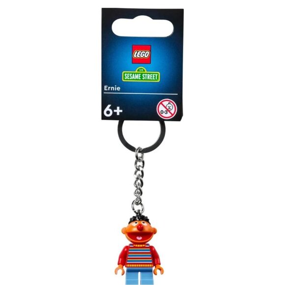 LEGO Ideas Sesame Street Ernie Minifigure Keyring Keychain 854195 - Picture 1 of 3